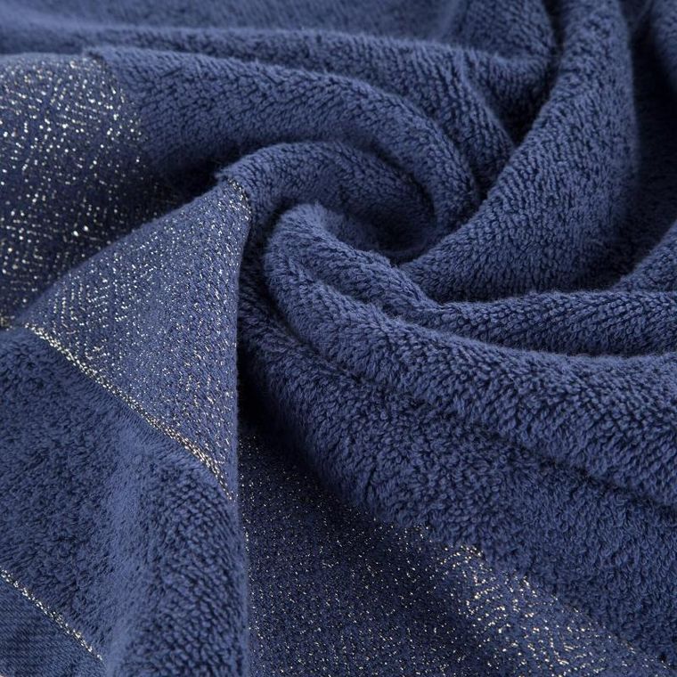Eurofirany, ręcznik Nessy, 70-140 cm, granatowy
