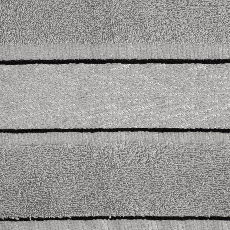 Eurofirany, ręcznik Nikola, 50-90 cm, stalowy