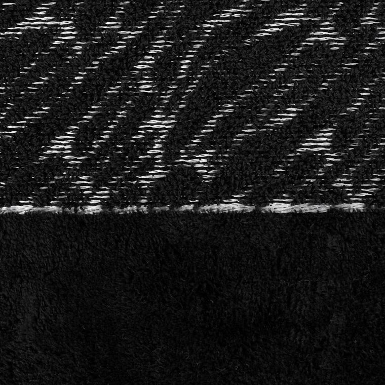 Eurofirany, ręcznik, Nola, 70-140 cm, czarny