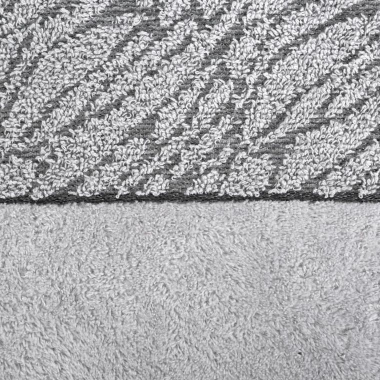 Eurofirany, ręcznik, Nola, 70-140 cm, srebrny