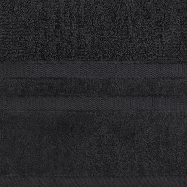 Eurofirany, ręcznik Porto, 30-50 cm, czarny