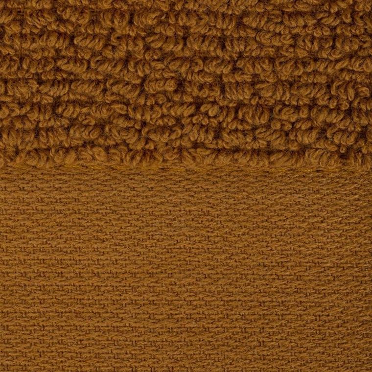 Eurofirany, ręcznik Riso, 70-140 cm, brązowy