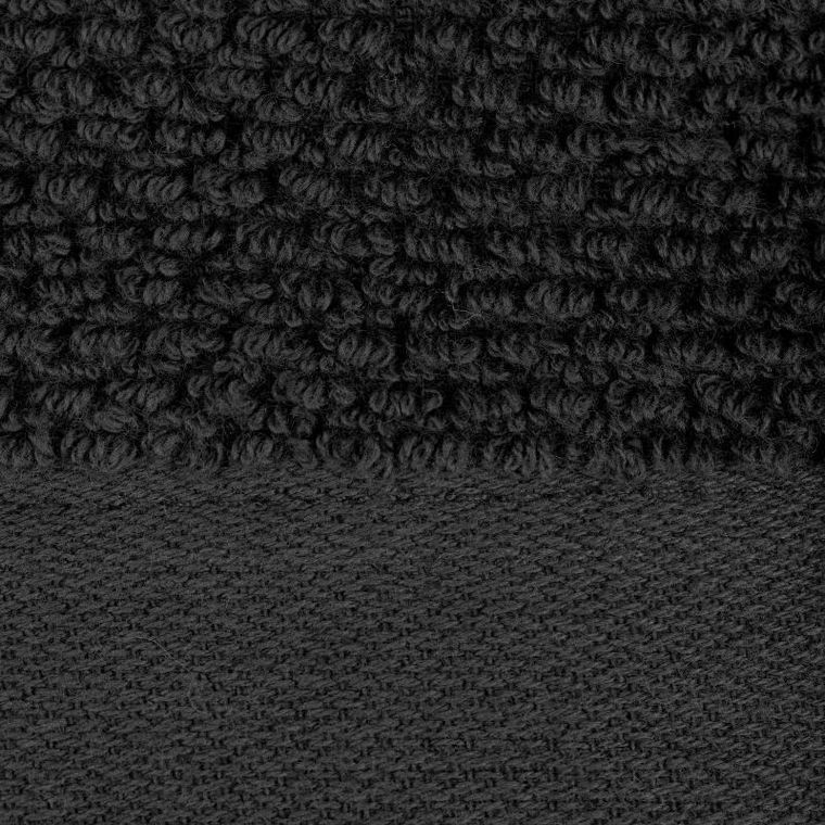 Eurofirany, ręcznik Riso, 70-140 cm, czarny