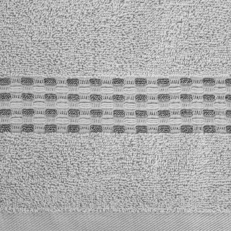 Eurofirany, ręcznik, Riva, 30-50 cm, srebrny