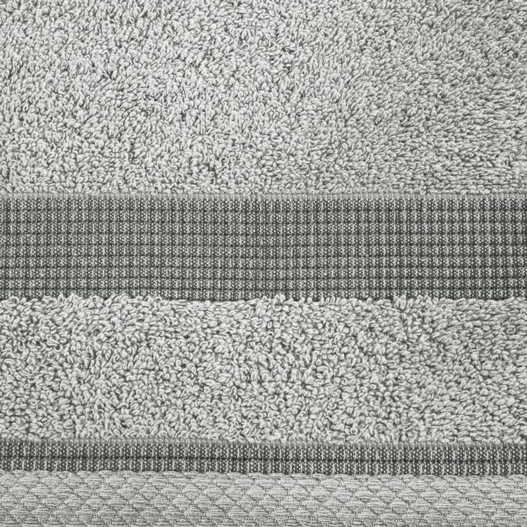 Eurofirany, ręcznik Rodos, 50-90 cm, srebrny