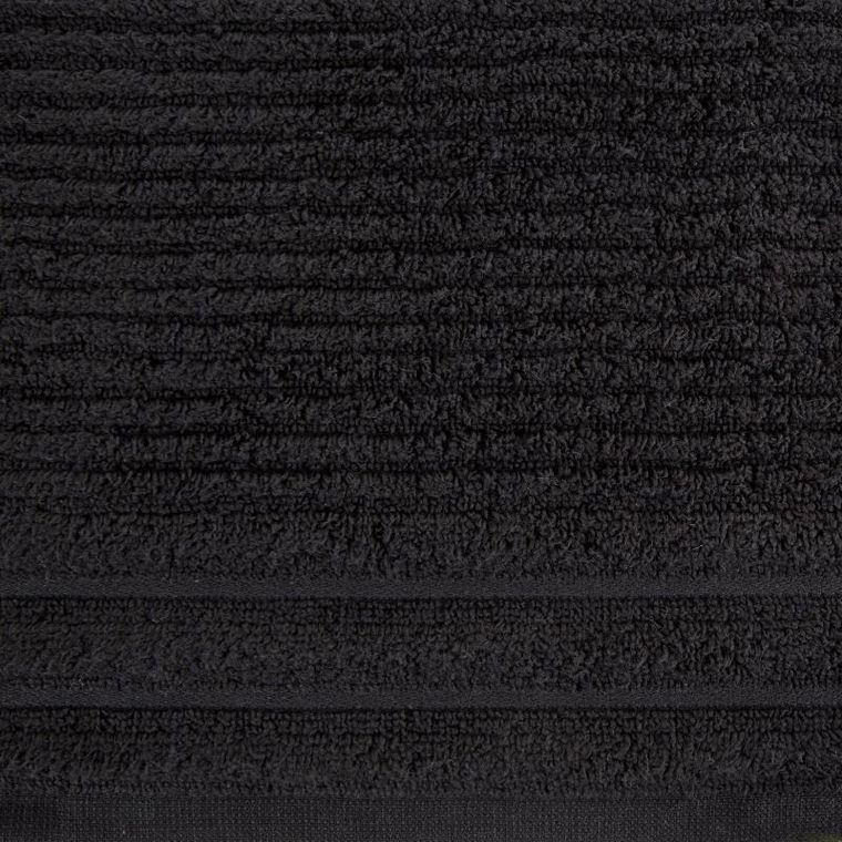 Eurofirany, ręcznik Sammy, 50-90 cm, czarny