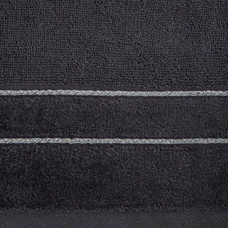 Eurofirany, ręcznik Sibel, 70-140 cm, czarny