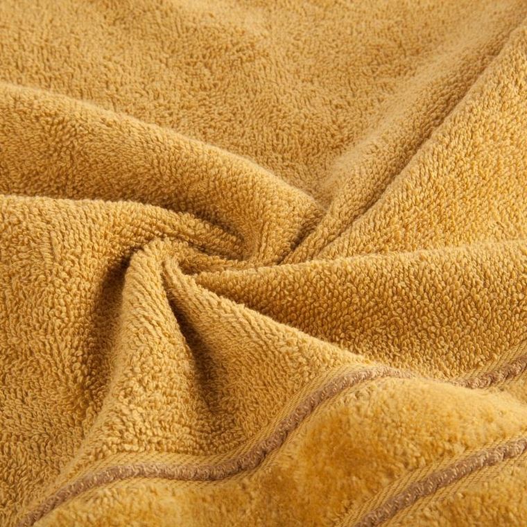 Eurofirany, ręcznik Sibel, 70-140 cm, musztardowy