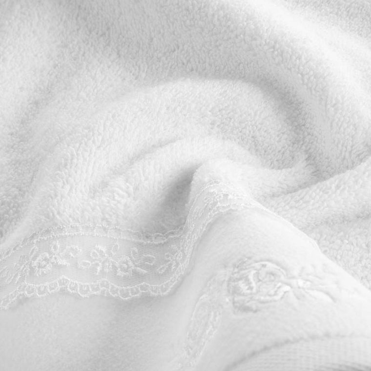 Eurofirany, ręcznik Sisi, 50-90 cm, biały