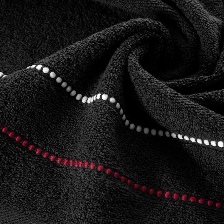 Eurofirany, ręcznik Suzi, 70-140 cm, czarny