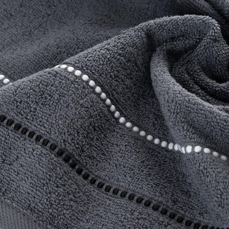 Eurofirany, ręcznik Suzi, 70-140 cm, popielaty