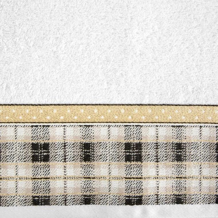 Eurofirany, ręcznik świąteczny, Angel, 70-140 cm, biały