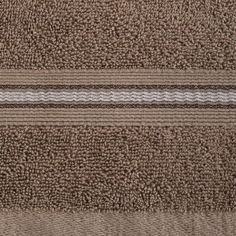 Eurofirany, ręcznik Tris, 50-90 cm, ciemnobeżowy