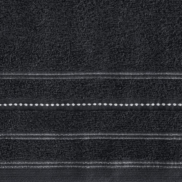 Eurofirany, ręcznik, Vento, 50-90 cm, czarny