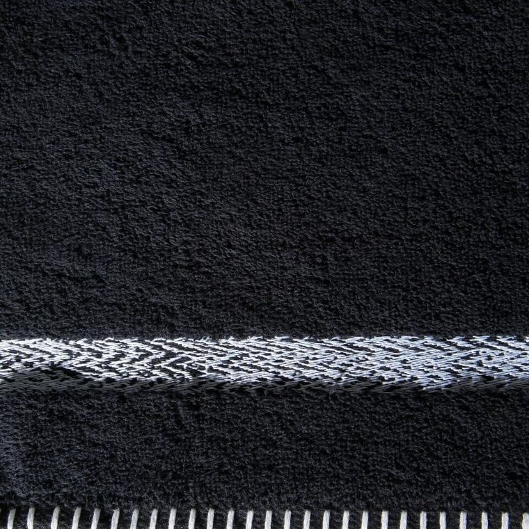 Eurofirany, ręcznik Viera, 70-140 cm, czarny