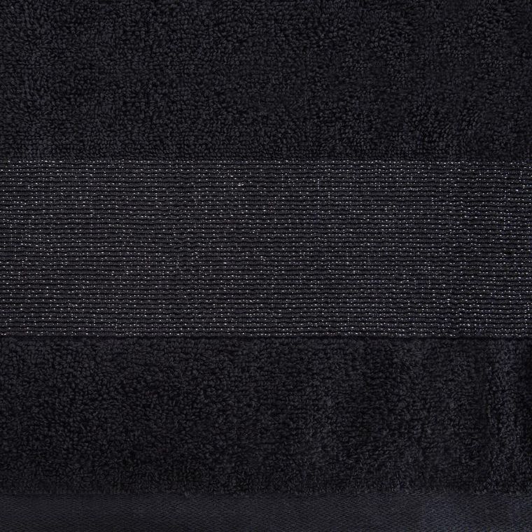 Eurofirany, ręcznik, Zoja 09, 30-50 cm, czarny