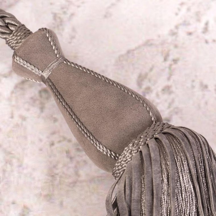 Eurofirany, sznur dekoracyjny, Alisa, długość 80 cm, stalowy