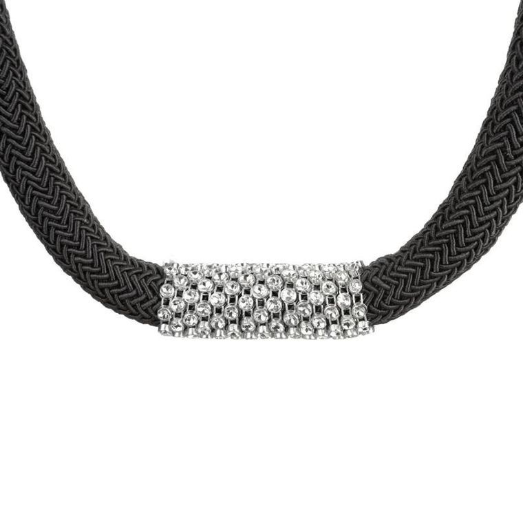 Eurofirany, sznur dekoracyjny, Blanka, długość 87 cm, czarny