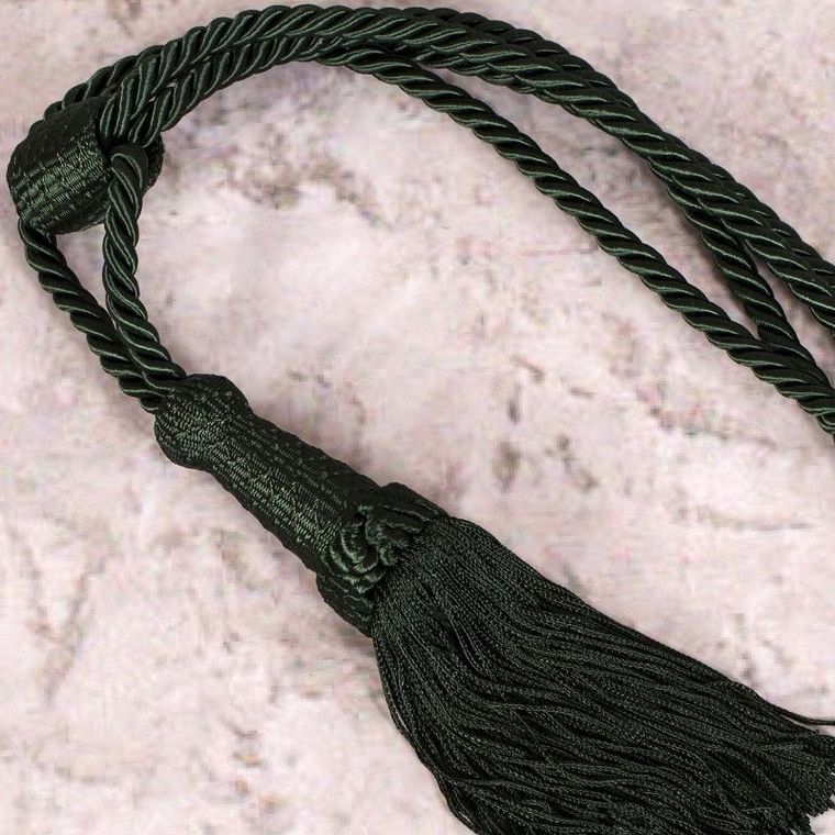 Eurofirany, sznur dekoracyjny, długość 58 cm, butelkowy zielony