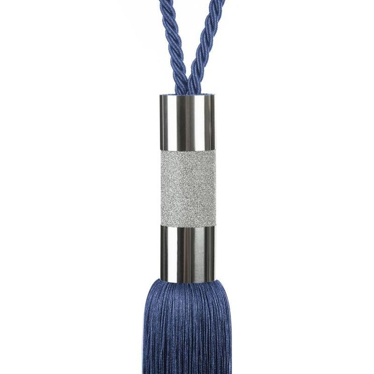 Eurofirany, sznur dekoracyjny, Mona, 76-38 cm, granatowy