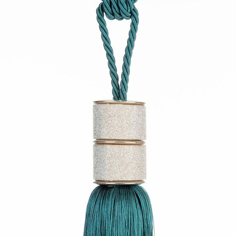 Eurofirany, sznur dekoracyjny, Nati, 70-32 cm, morski