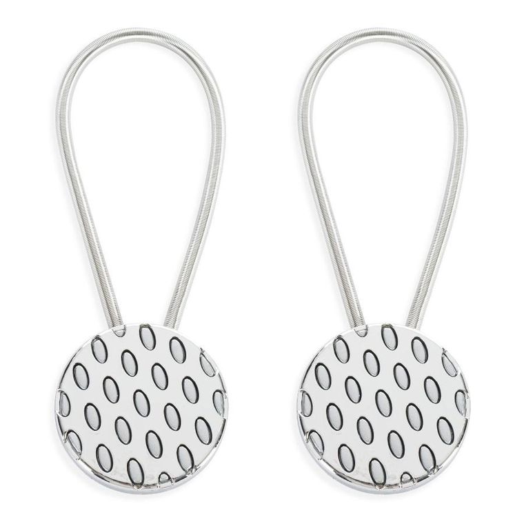 Eurofirany, upinacz dekoracyjny, z magnesem, 5-17 cm, srebrny