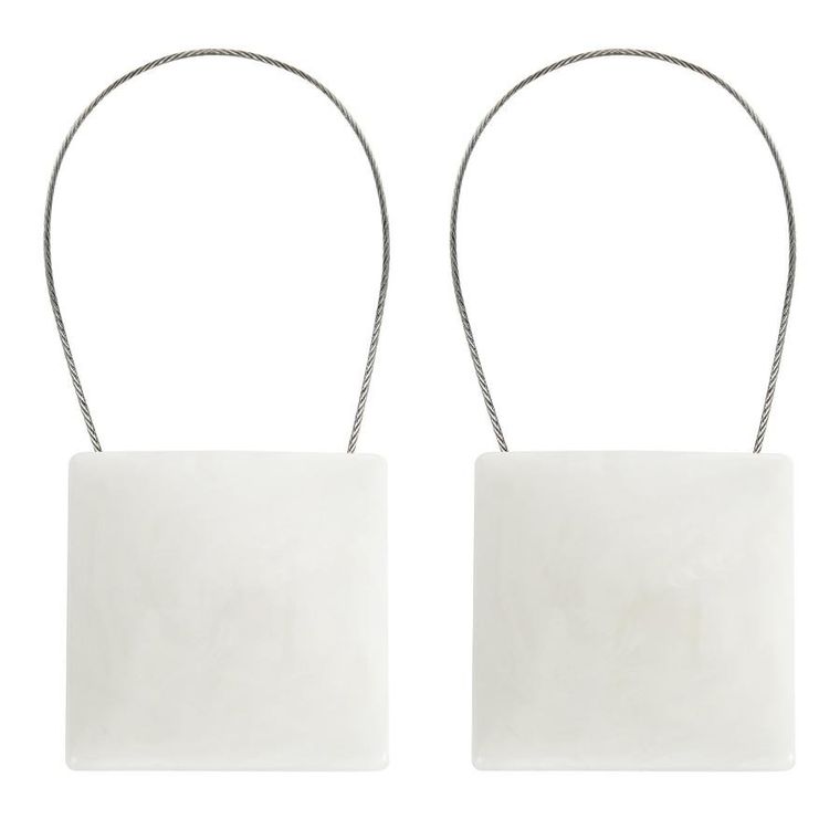 Eurofirany, upinacz dekoracyjny, z magnesem, 6-14 cm, biały