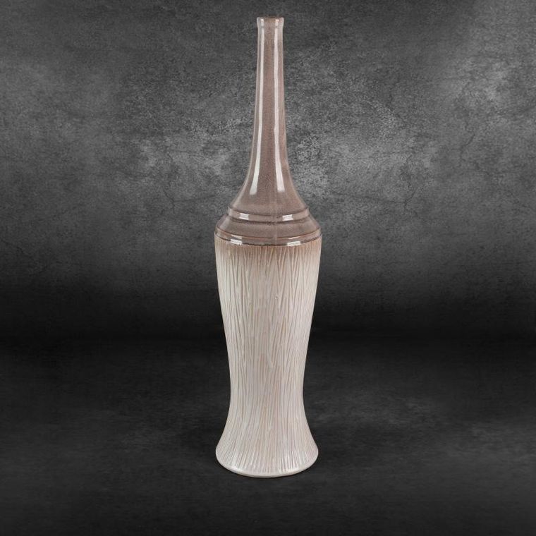 Eurofirany, wazon dekoracyjny, Rosina, 18-76 cm, kremowy