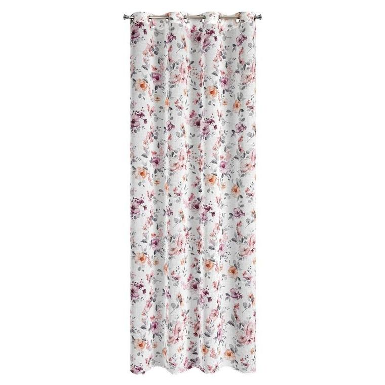 Eurofirany, zasłona gotowa abril, 140-250 cm, biały