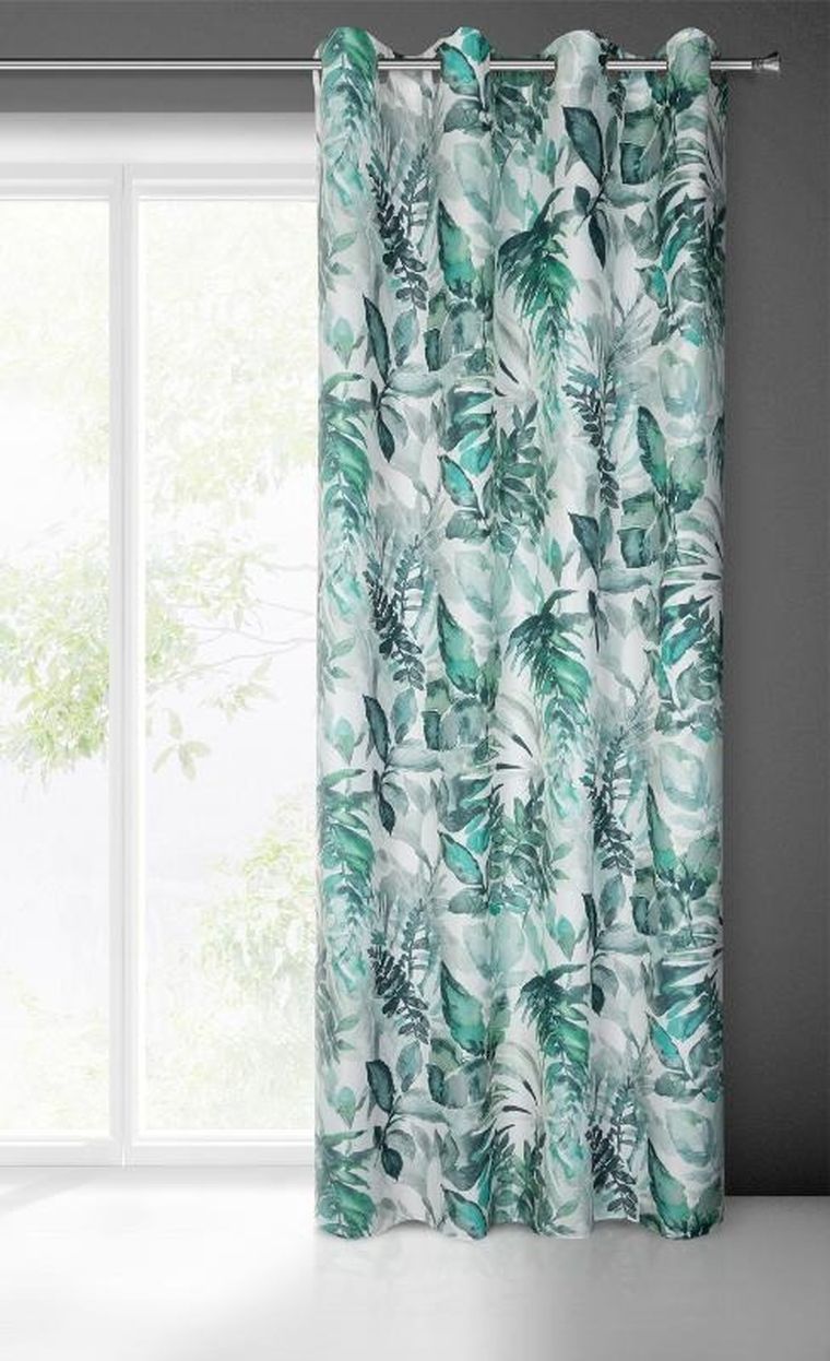 Eurofirany, zasłona gotowa, Adeline, 140-250 cm, zielony