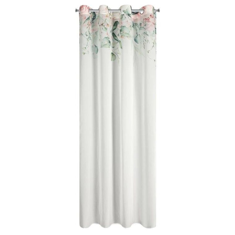 Eurofirany, zasłona gotowa, Alora, 135-250 cm, biały