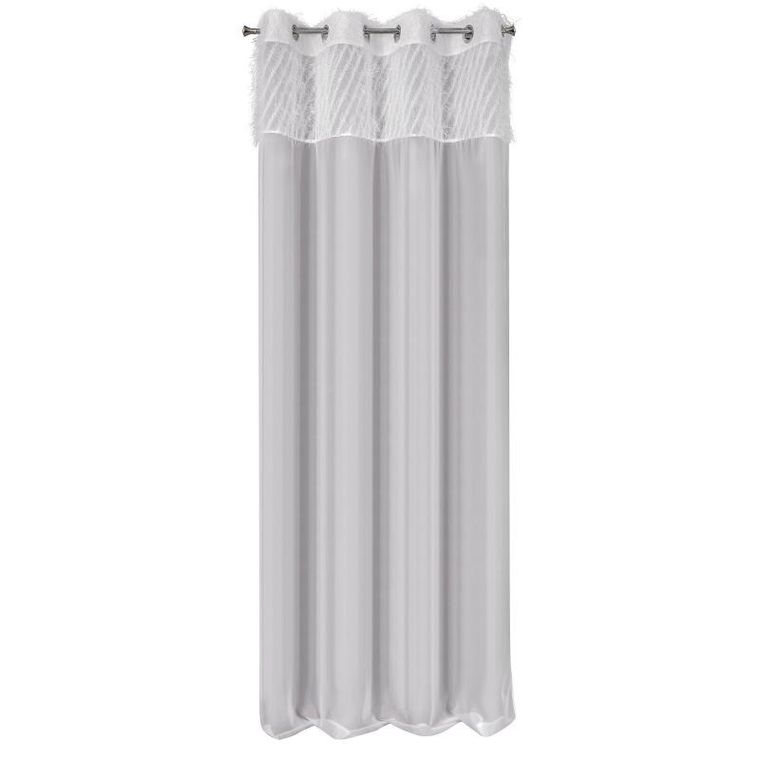 Eurofirany, zasłona gotowa, Amira, 140-250 cm, biały