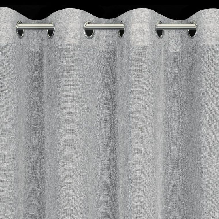 Eurofirany, zasłona gotowa, Angelica, 140-250 cm, srebrny