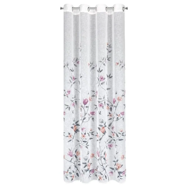 Eurofirany, zasłona gotowa, Antea, 140-250 cm, biały