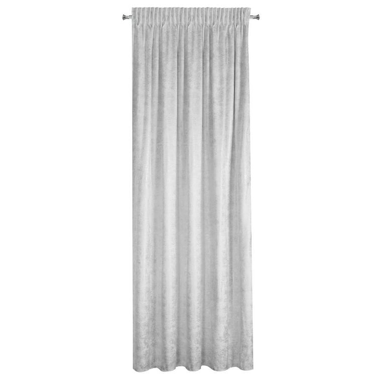 Eurofirany, zasłona gotowa, Avena, na taśmie, 135-270 cm, biały