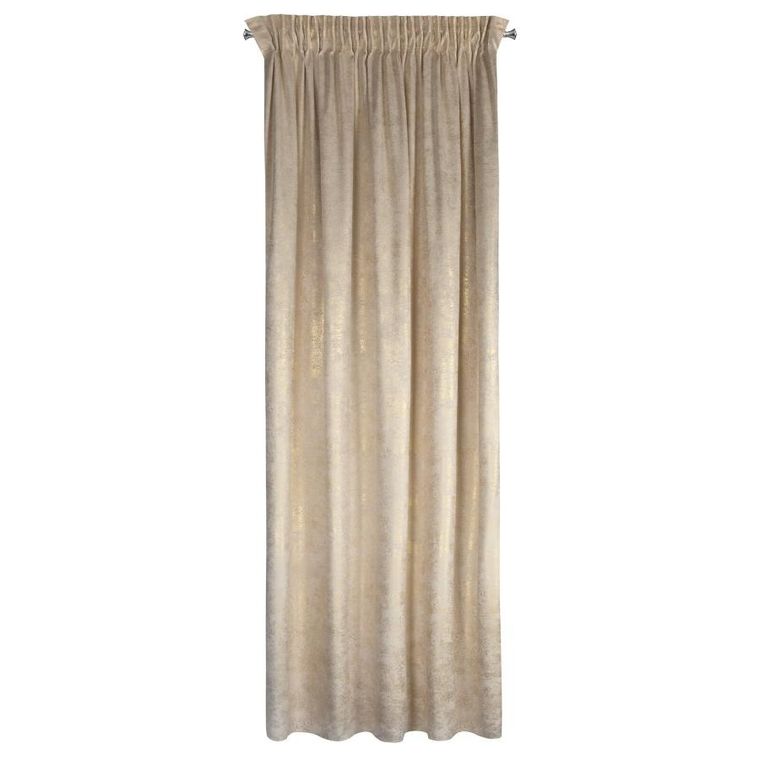 Eurofirany, zasłona gotowa, Avena, na taśmie, 135-270 cm, kremowy