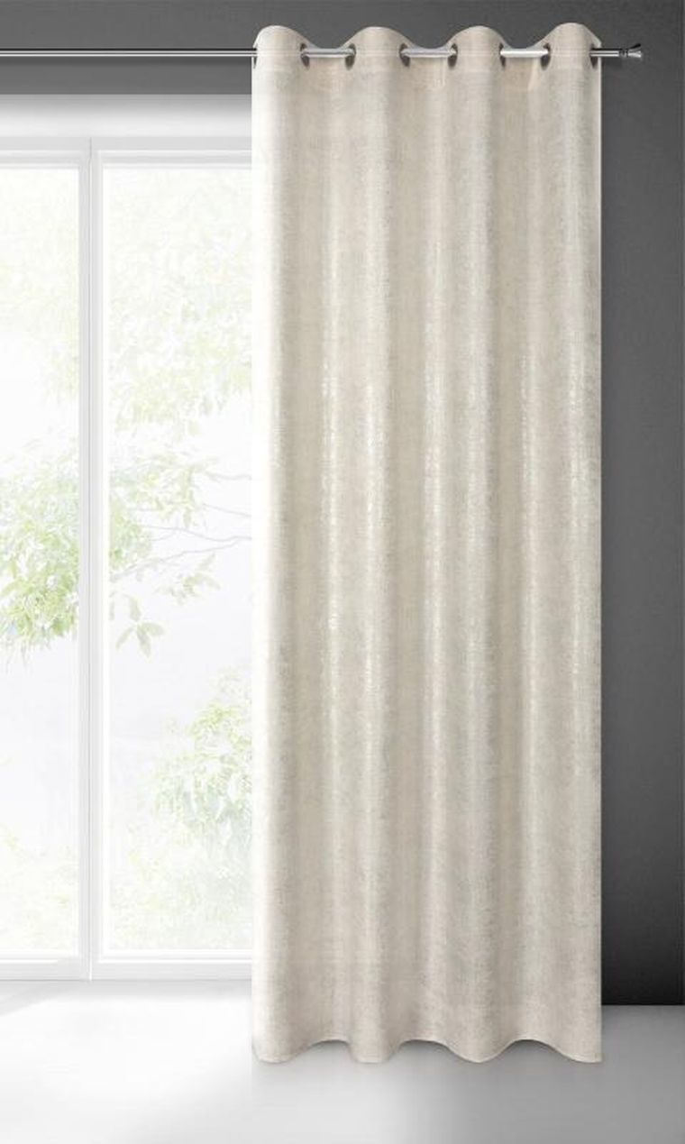 Eurofirany, zasłona gotowa, Blanka, 140-250 cm, naturalny