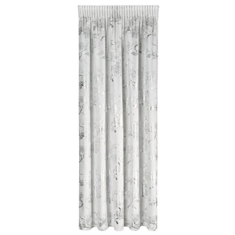 Eurofirany, zasłona gotowa, Celia, na taśmie, 140-270 cm, biały