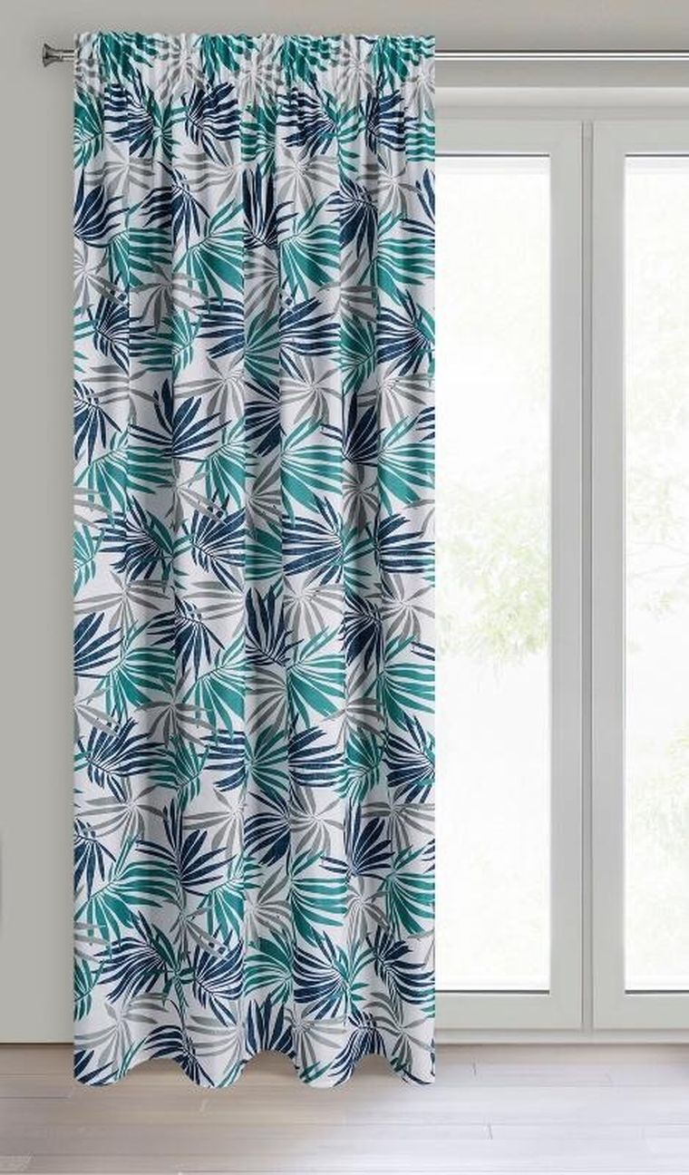 Eurofirany, zasłona gotowa d91 na taśmie, Elina, 140-270 cm, biały