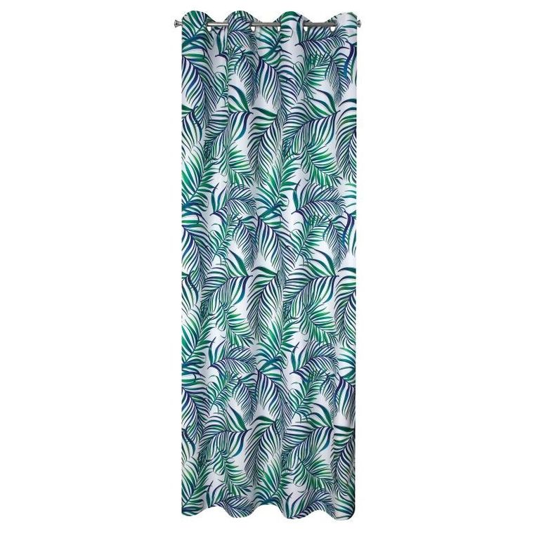 Eurofirany, zasłona gotowa d91 Palms, zielony