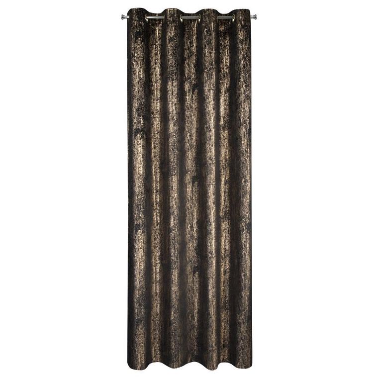 Eurofirany, zasłona gotowa, Dara, 140-250 cm, czarny