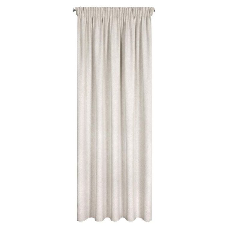 Eurofirany, zasłona gotowa, Eris, na taśmie, 140-270 cm, beżowy