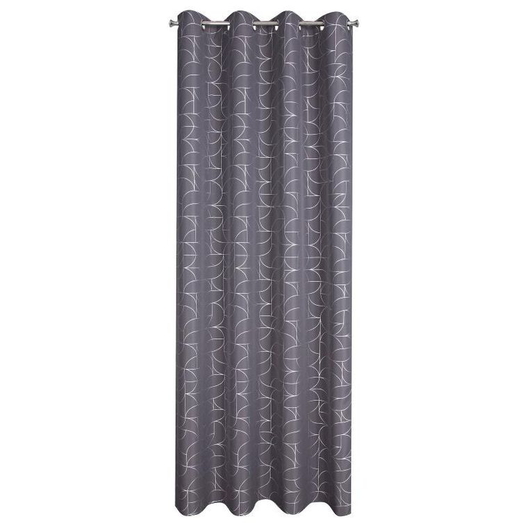 Eurofirany, zasłona gotowa, Evi, 140-250 cm, grafitowy