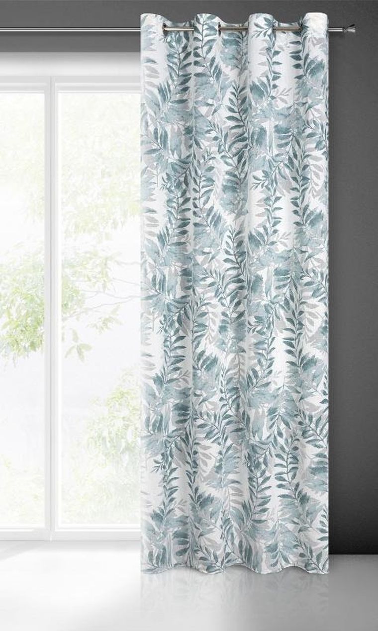 Eurofirany, zasłona gotowa, Hariet, 140-250 cm, niebieski