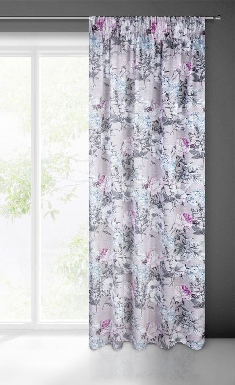 Eurofirany, zasłona gotowa, Honey, na taśmie, 140-270 cm, wielokolorowy