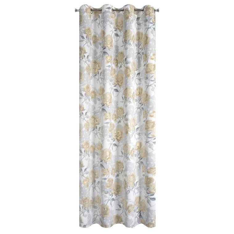 Eurofirany, zasłona gotowa, Inari, 140-250 cm, srebrny