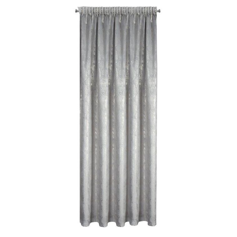 Eurofirany, zasłona gotowa, Ingrid, na taśmie, 140-270 cm, stalowy