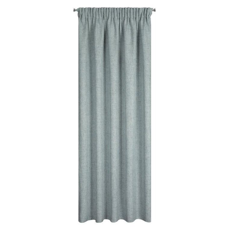 Eurofirany, zasłona gotowa, Jula2, na taśmie, 140-270 cm, niebieski