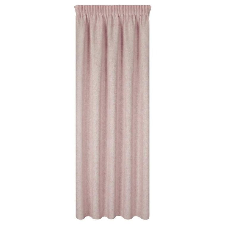 Eurofirany, zasłona gotowa, Jula2, na taśmie, 140-270 cm, pudrowy