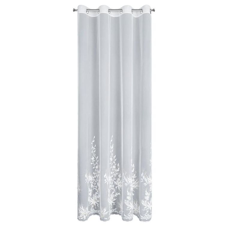 Eurofirany, zasłona gotowa, Julia, 140-250 cm, biały